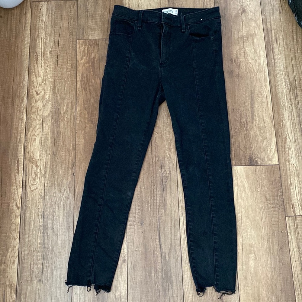 Abercrombie&Fitch black ultra skinny jeans size 6